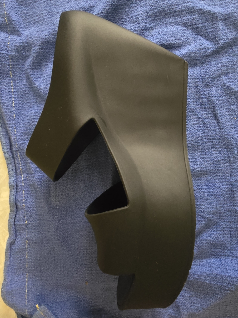Melissa Women’s Black Platform Wedge Sandals - Picture 9 of 16